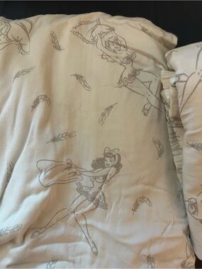 Sin In Linen Lady Weird Curtains